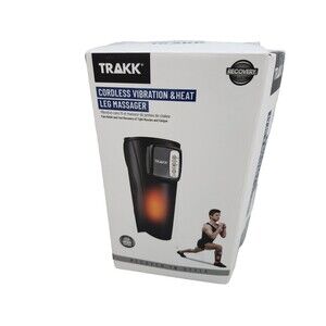 TRAKK Cordless Adjustable Vibration Heat Leg Calf Massager - Pain, Rechargeable